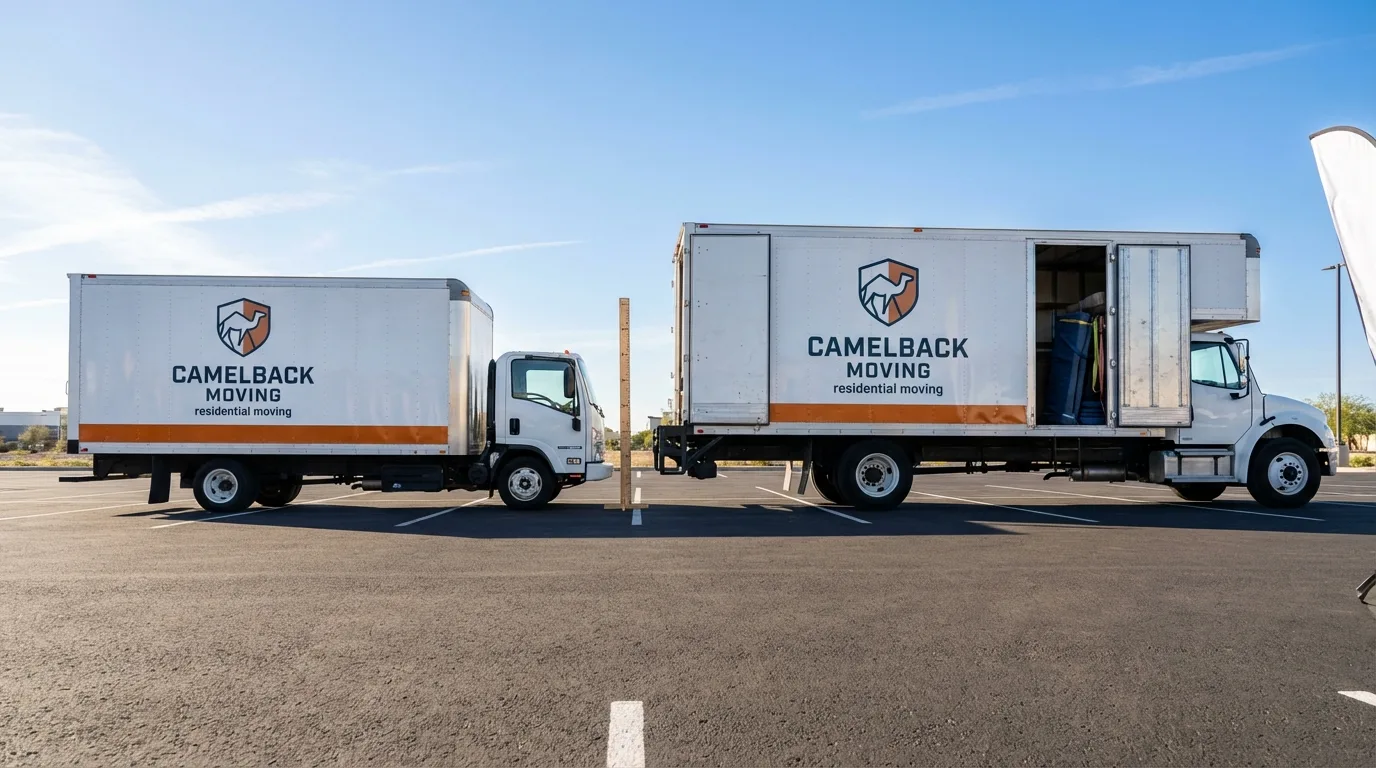 Moving truck size capacity guide in White Marsh